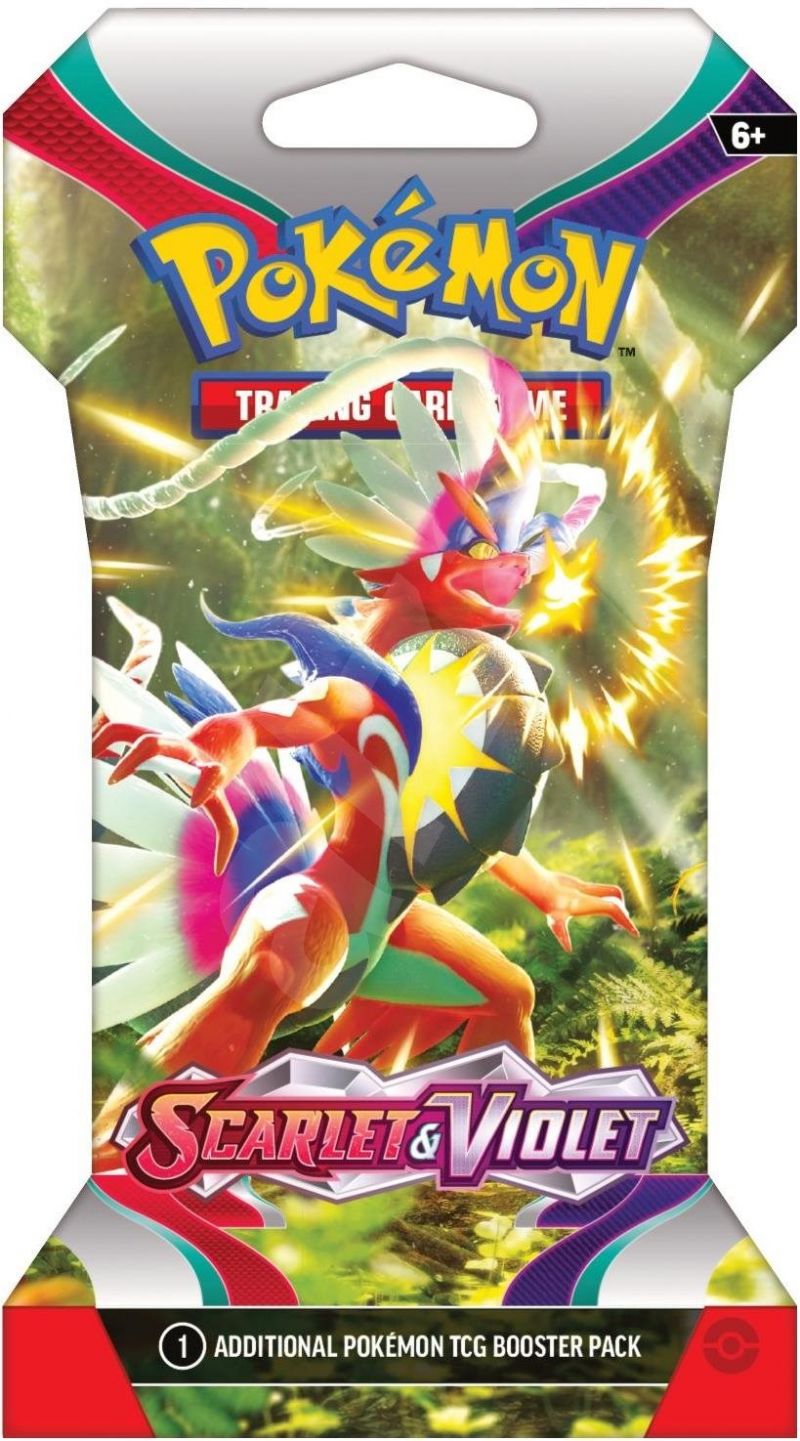 Scarlet & Violet - Pokémon Cards Sword &Shield (English) Sleeved Booster Pack