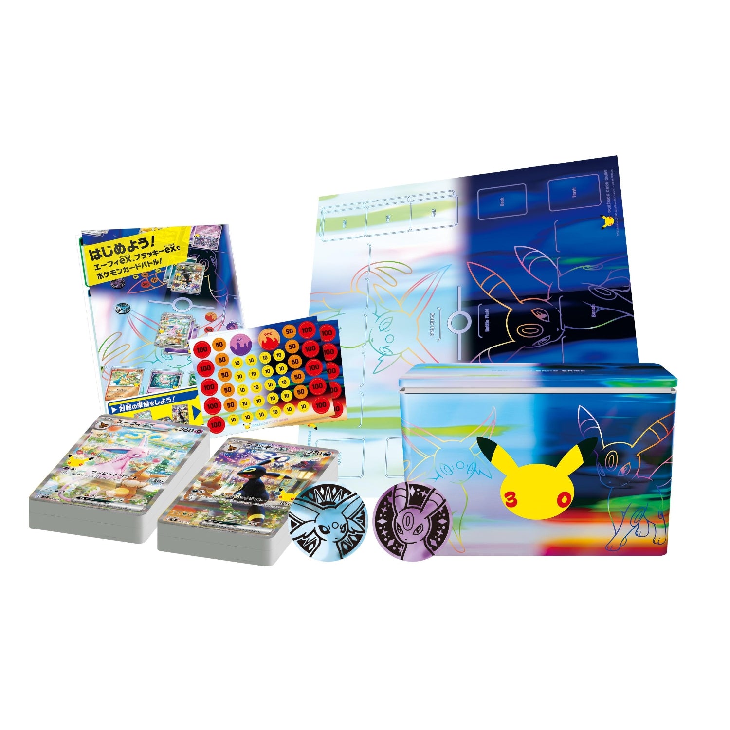 【PRE-ORDER】Japanese-30th Celebration Espeon ex & Umbreon ex Box