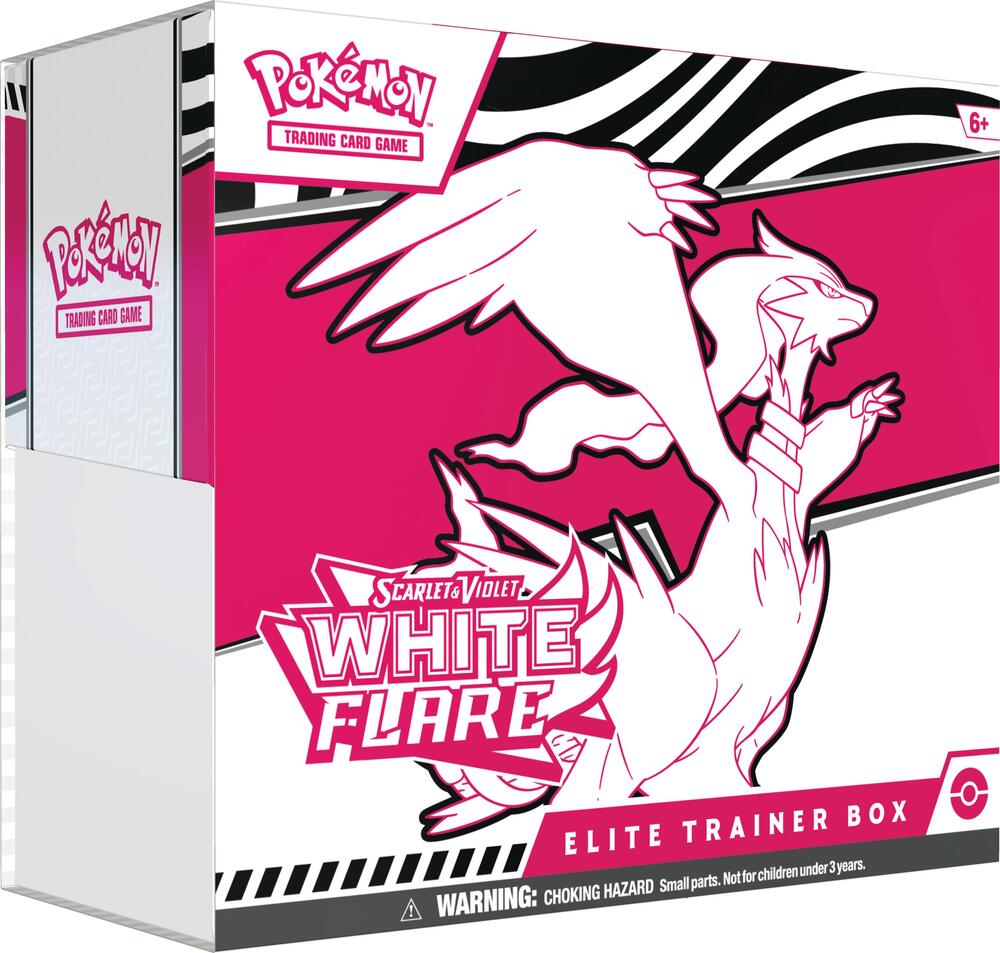White Flare ETB-Pokémon Cards Scarlet & Violet (English)