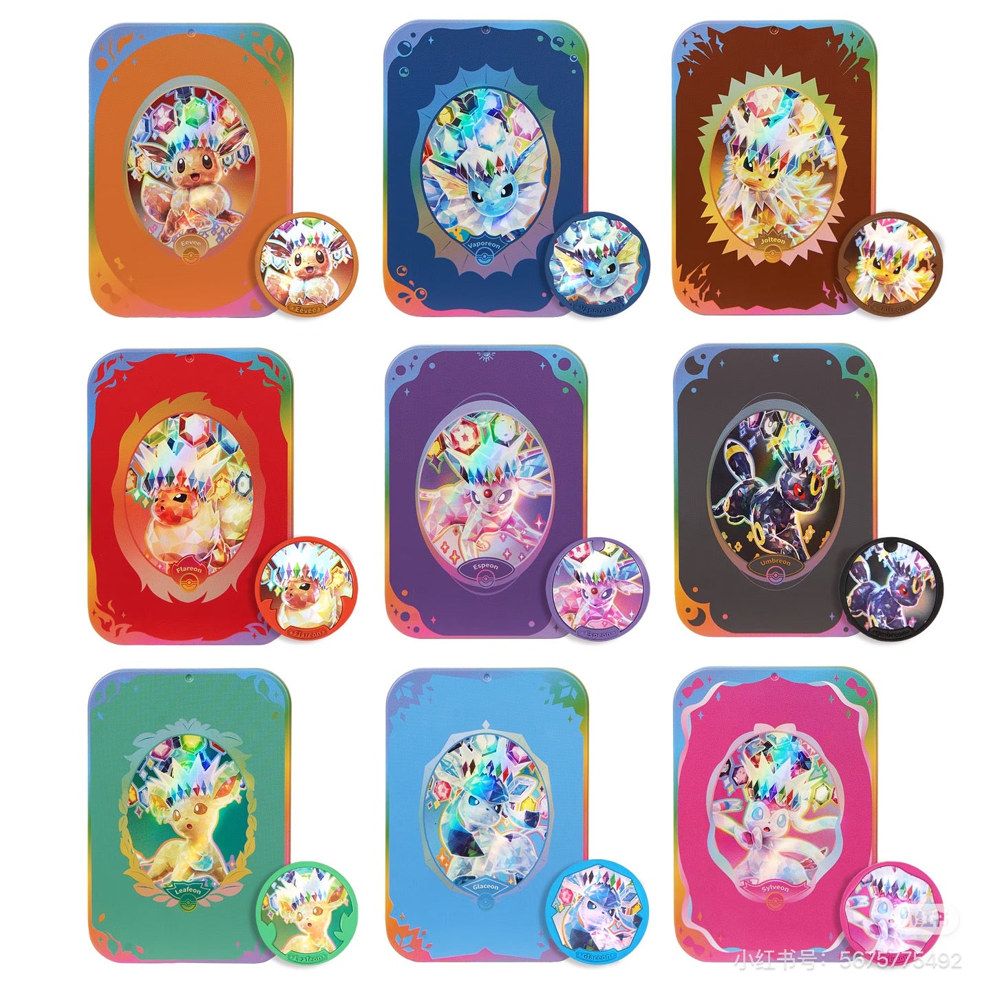 【Collection Bundle】S-Chinese Terastal Festival CSV9.5C Coin Set/ Badge Set/ Tin Set/ Sand Shaker Set.
