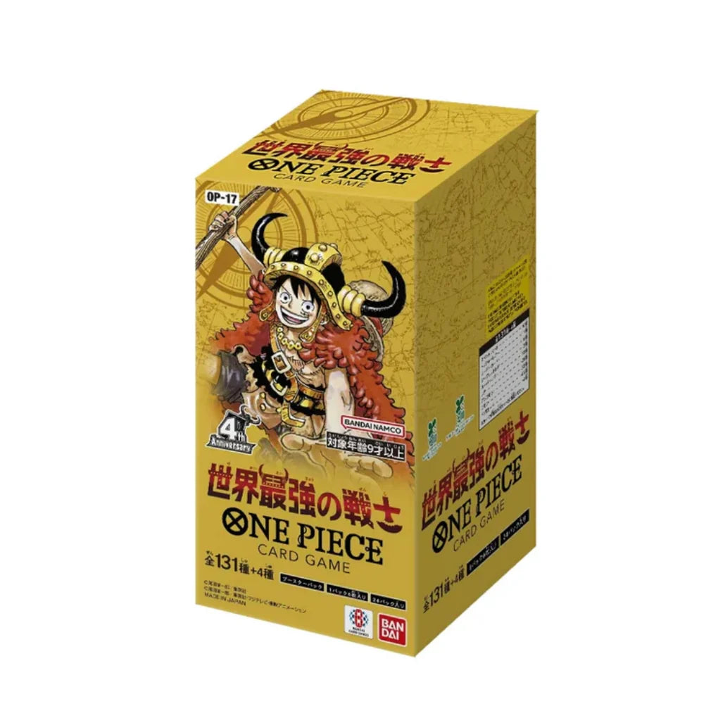 【CASE BREAK】---【OP-17】 One Piece Card Game, “The World’s Strongest Warriors”, Japanese Booster Box