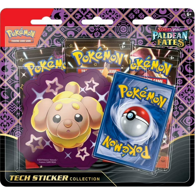 Paldean Fates- Pokémon Cards Scarlet & Violet (English) Tech Sticker Collection