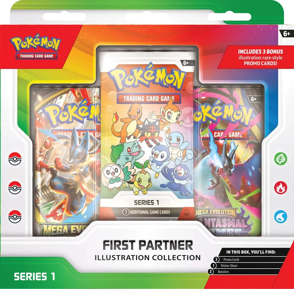 First Partner Illustration Collection-Pokémon Cards Mega Evolution(English)