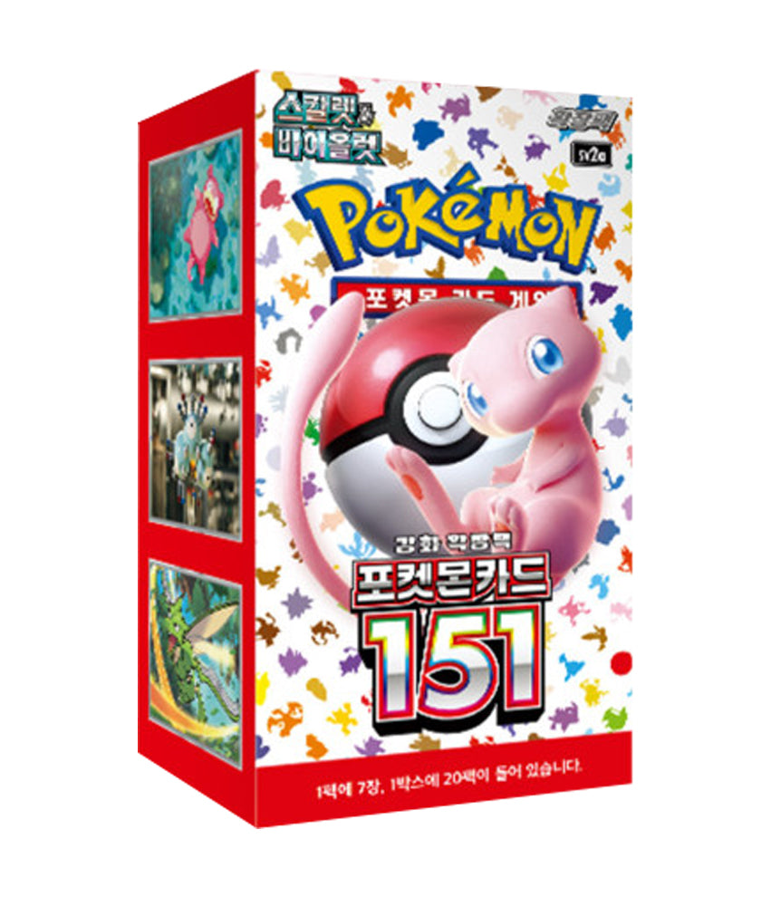 151 Pokémon cards- Korean Booster Box