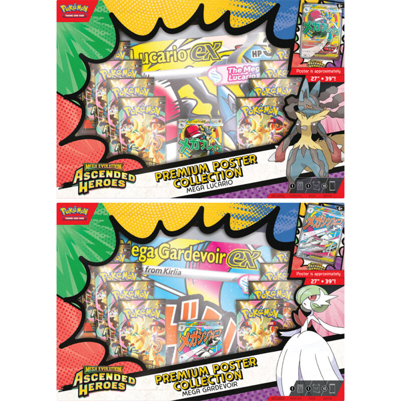Ascended Heroes Premium Poster Collection-Pokémon Cards Mega Evolution(English)