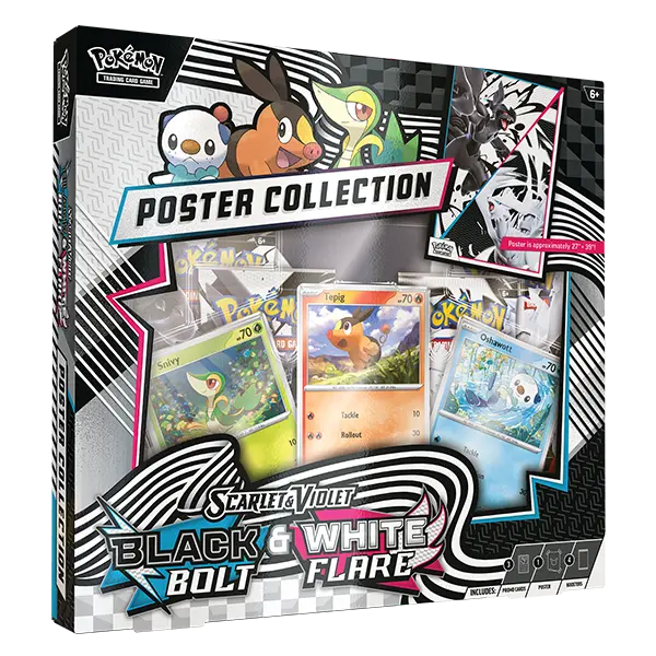 Black Bolt & White Flare Poster Collection-Pokémon Cards Scarlet & Violet (English)