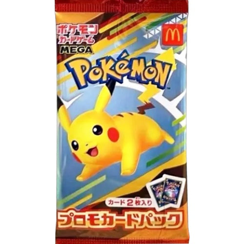 Pokemon Card Game MEGA McDonald's Happy Set 2025 Promo Card Pack