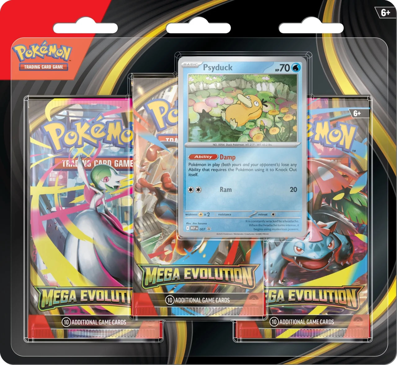 Pokémon Mega Evolution- Pokémon Cards (English) 3 Pack Blister
